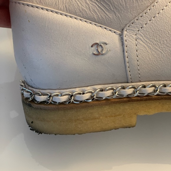 Chanel white boots 36 - Picture 2 of 7
